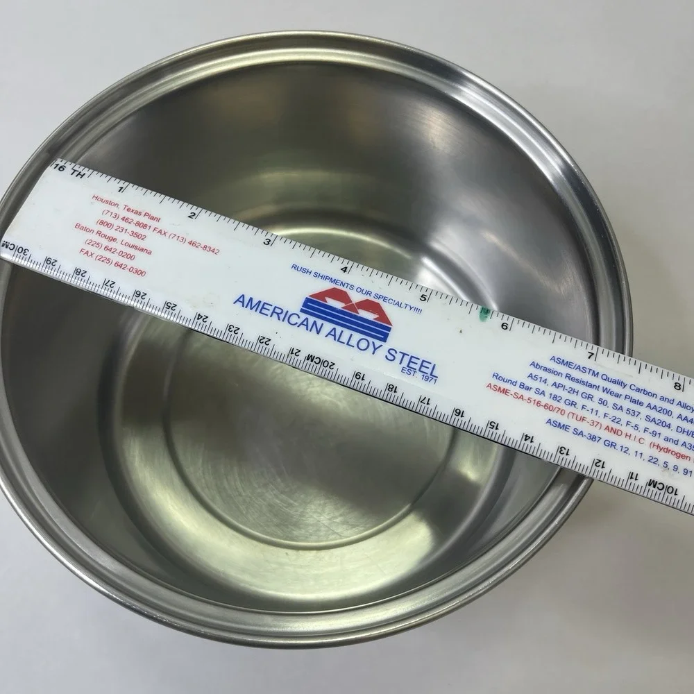 Lifetime T304‎ Custom Designed Stainless Steel Sauce Pan 2.5 Quarts Heavy NO LID